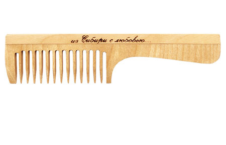 фотография  расческа деревянная с ручкой рд-3101 в каталоге от интернет-магазина ТравыЛечебные.РФ