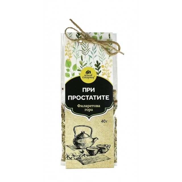 фотография  чай "филаретова гора" при простатите, 40г в каталоге от интернет-магазина ТравыЛечебные.РФ