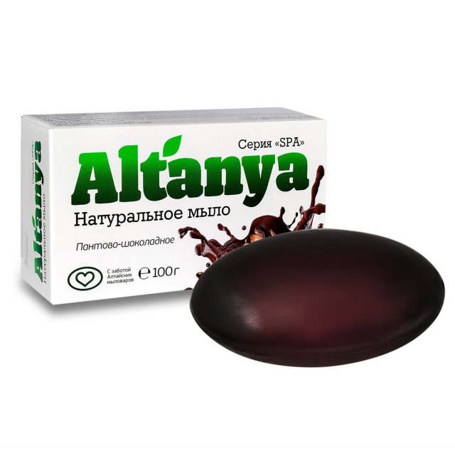 фотография  мыло натуральное "altanya" пантово-шоколадное, 100г в каталоге от интернет-магазина ТравыЛечебные.РФ