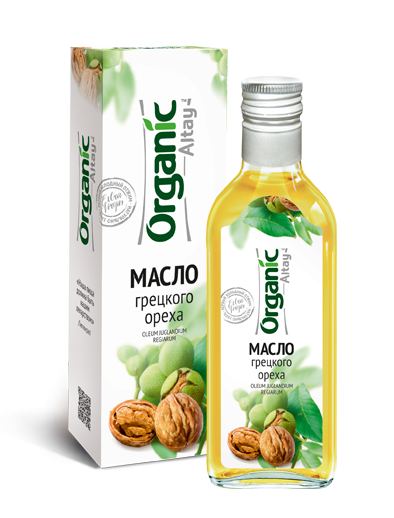 фотография  масло грецкого ореха "organic", 250мл в каталоге от интернет-магазина ТравыЛечебные.РФ
