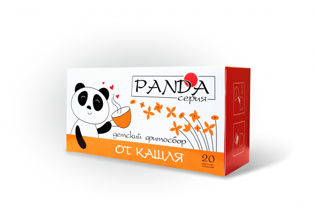 фотография  травяной фитосбор для детей "панда" от кашля, 20ф/п в каталоге от интернет-магазина ТравыЛечебные.РФ