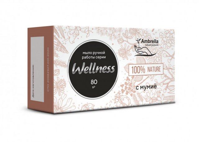 фотография  мыло натуральное "wellness" с мумие, 80г в каталоге от интернет-магазина ТравыЛечебные.РФ