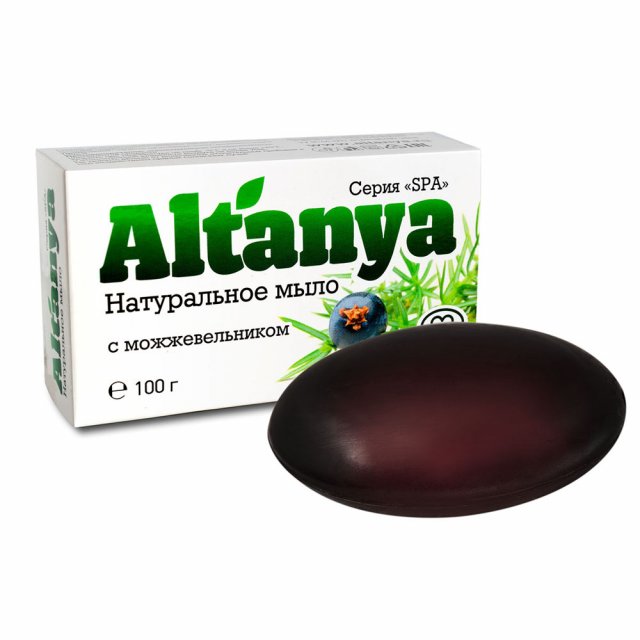 фотография  мыло натуральное "altanya" с можжевельником, 100г в каталоге от интернет-магазина ТравыЛечебные.РФ