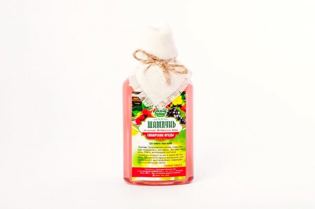 фотография  шампунь "сибирские ягоды" для ослабленных волос, 250мл в каталоге от интернет-магазина ТравыЛечебные.РФ