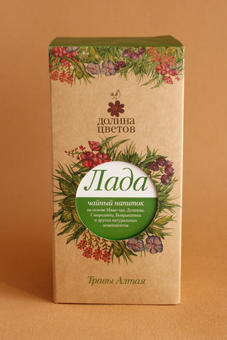 фотография  лада. чайный напиток, коробка 50г в каталоге от интернет-магазина ТравыЛечебные.РФ