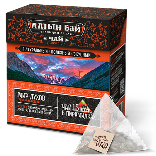 фотография  чайный напиток "мир духов" успокаивающий, 15 пирамидок в каталоге от интернет-магазина ТравыЛечебные.РФ