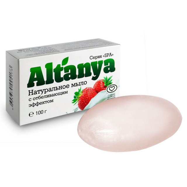 фотография  мыло натуральное "altanya" с отбеливающим эффектом, 100г в каталоге от интернет-магазина ТравыЛечебные.РФ