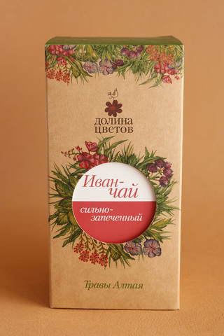 фотография  иван-чай сильнозапеченый "долина цветов", коробка 50г в каталоге от интернет-магазина ТравыЛечебные.РФ