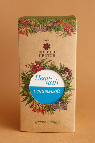 фотография  иван-чай с таволгой, коробка 50г в каталоге от интернет-магазина ТравыЛечебные.РФ