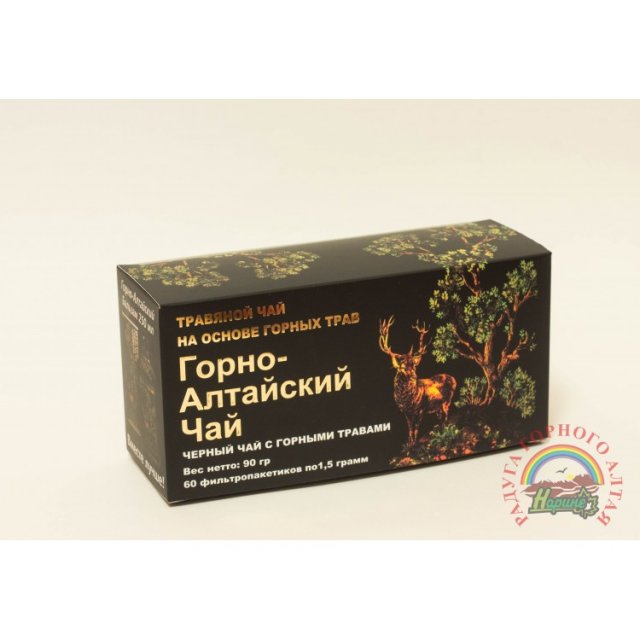 фотография  черный чай "горно-алтайский", 60 ф/п в каталоге от интернет-магазина ТравыЛечебные.РФ