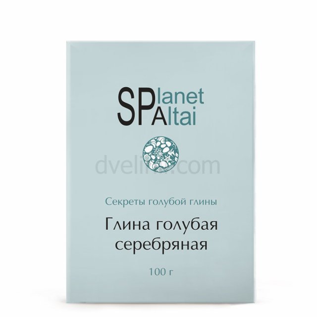 фотография  голубая глина серебряная planet spa altai, 100г в каталоге от интернет-магазина ТравыЛечебные.РФ