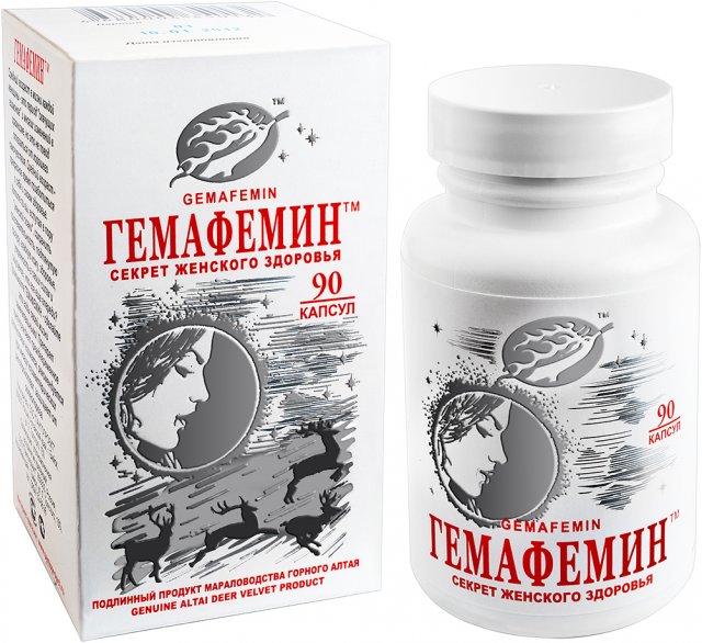 фотография  гемафемин - секрет женского здоровья, 90 капсул в каталоге от интернет-магазина ТравыЛечебные.РФ