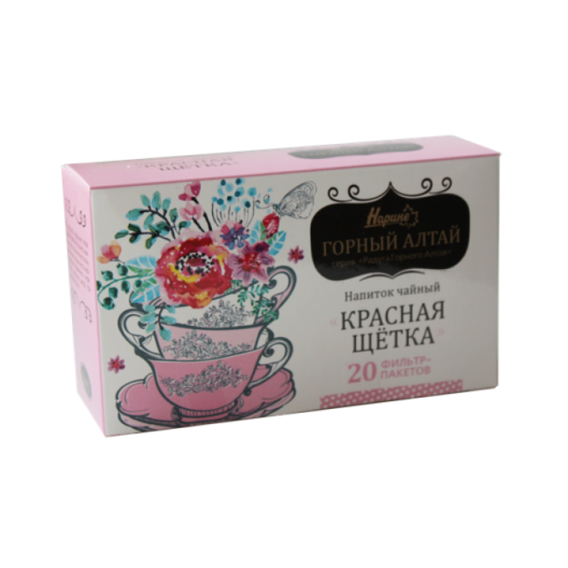 фотография  чайный напиток "красная щетка", 20 ф/п в каталоге от интернет-магазина ТравыЛечебные.РФ