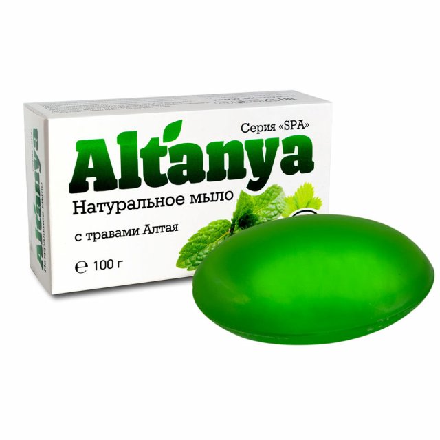 фотография  мыло натуральное "altanya" с травами алтая, 100г в каталоге от интернет-магазина ТравыЛечебные.РФ