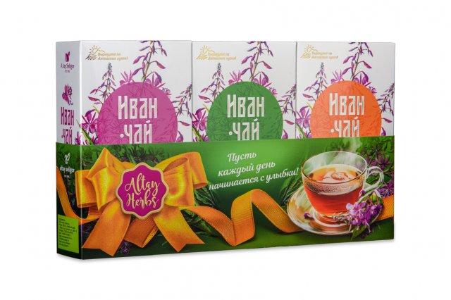 фотография  набор иван-чая (иван-чай листовой ферментированный классический, с облепихой, с чабрецом) в каталоге от интернет-магазина ТравыЛечебные.РФ