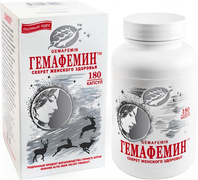 фотография  гемафемин - секрет женского здоровья, 180 капсул в каталоге от интернет-магазина ТравыЛечебные.РФ