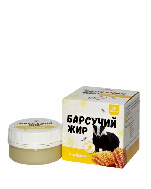 фотография  барсучий жир с медом, 50г в каталоге от интернет-магазина ТравыЛечебные.РФ