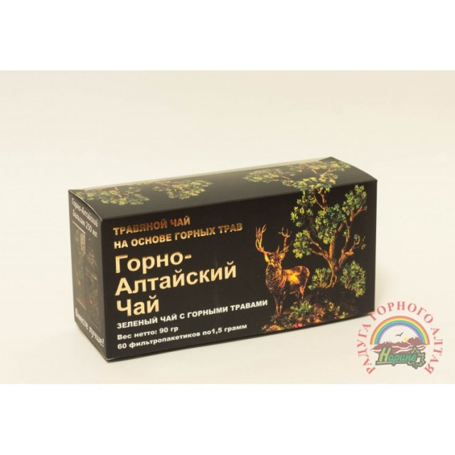 фотография  зеленый чай "горно-алтайский", 60 ф/п в каталоге от интернет-магазина ТравыЛечебные.РФ