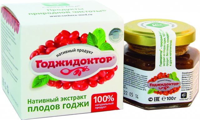 фотография  экстракт плодов годжи "годжидоктор", 100г в каталоге от интернет-магазина ТравыЛечебные.РФ