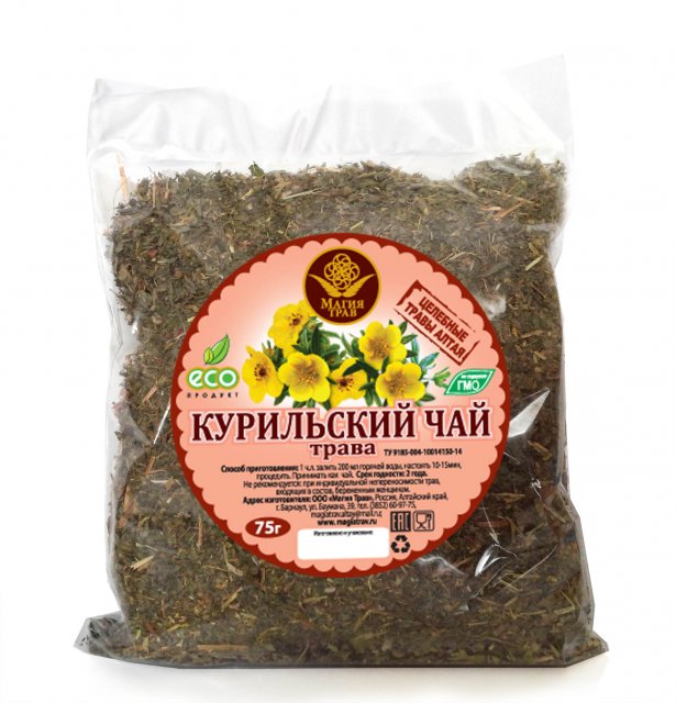 фотография  курильский чай, трава. 75г в каталоге от интернет-магазина ТравыЛечебные.РФ